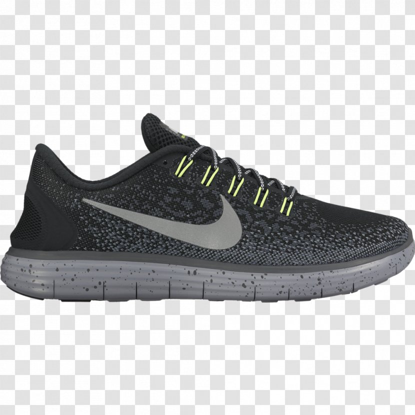 Nike Free Sneakers Shoe Running - Black Transparent PNG