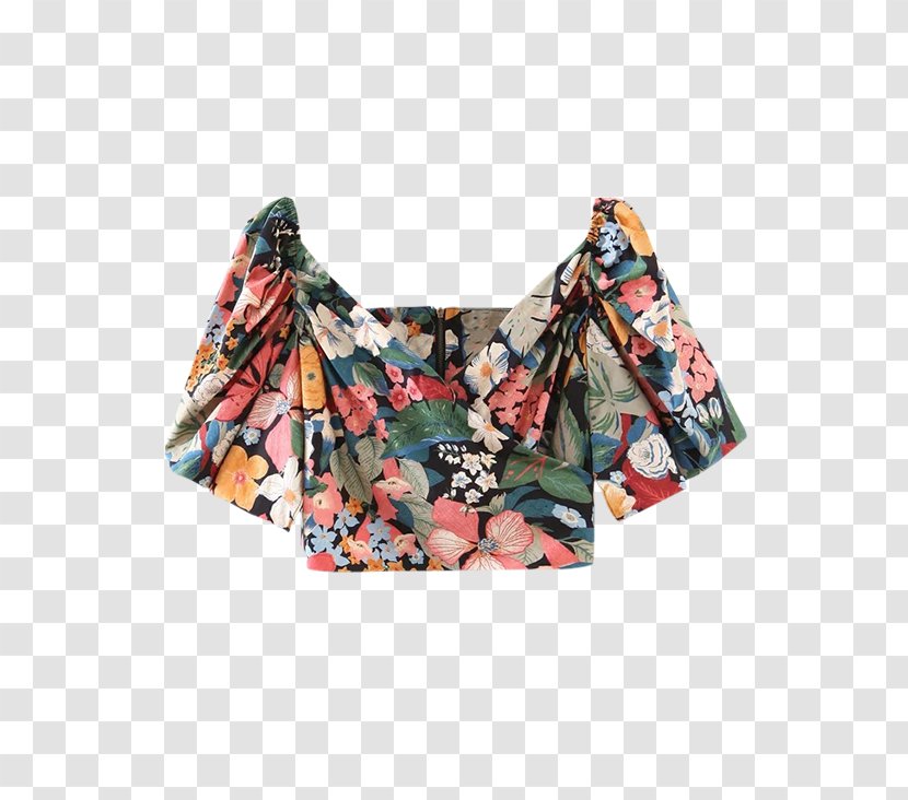Crop Top Blouse Sleeve Clothing - Handbag - Bohemian Skirts Transparent PNG