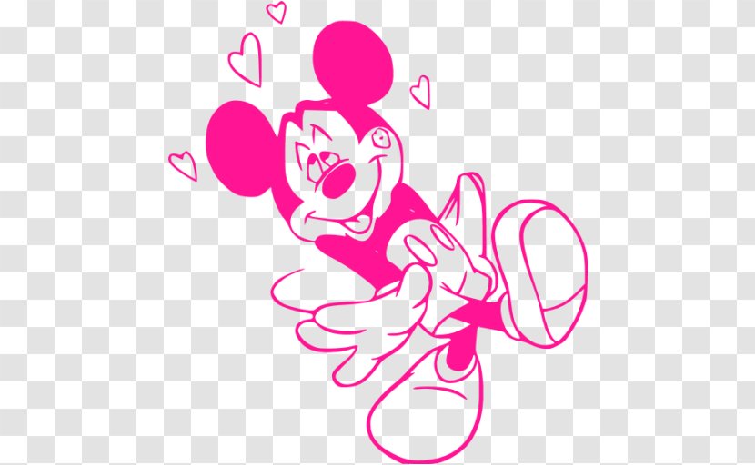Mickey Mouse Minnie Donald Duck Daisy - Heart - Cartoon Transparent PNG