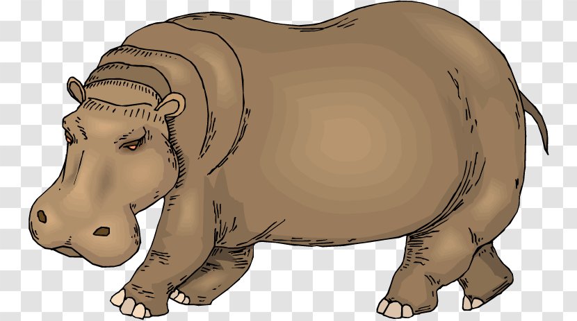 Hippopotamus Clip Art - Fauna - Hippo Cliparts Transparent PNG