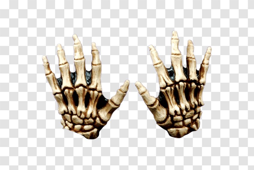 Human Skeleton Bone Hand Costume Transparent PNG