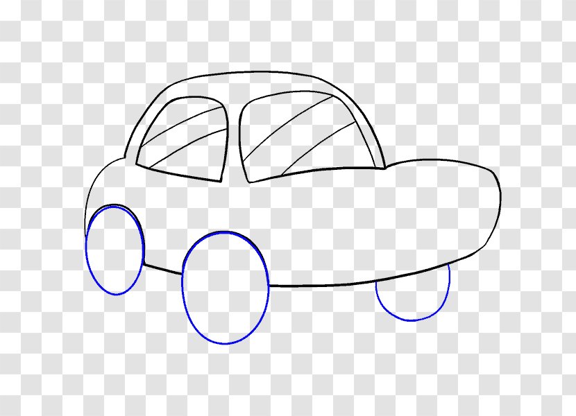 Cartoon Drawing Clip Art 简笔画教程 - Walking Shoe - Car Transparent PNG