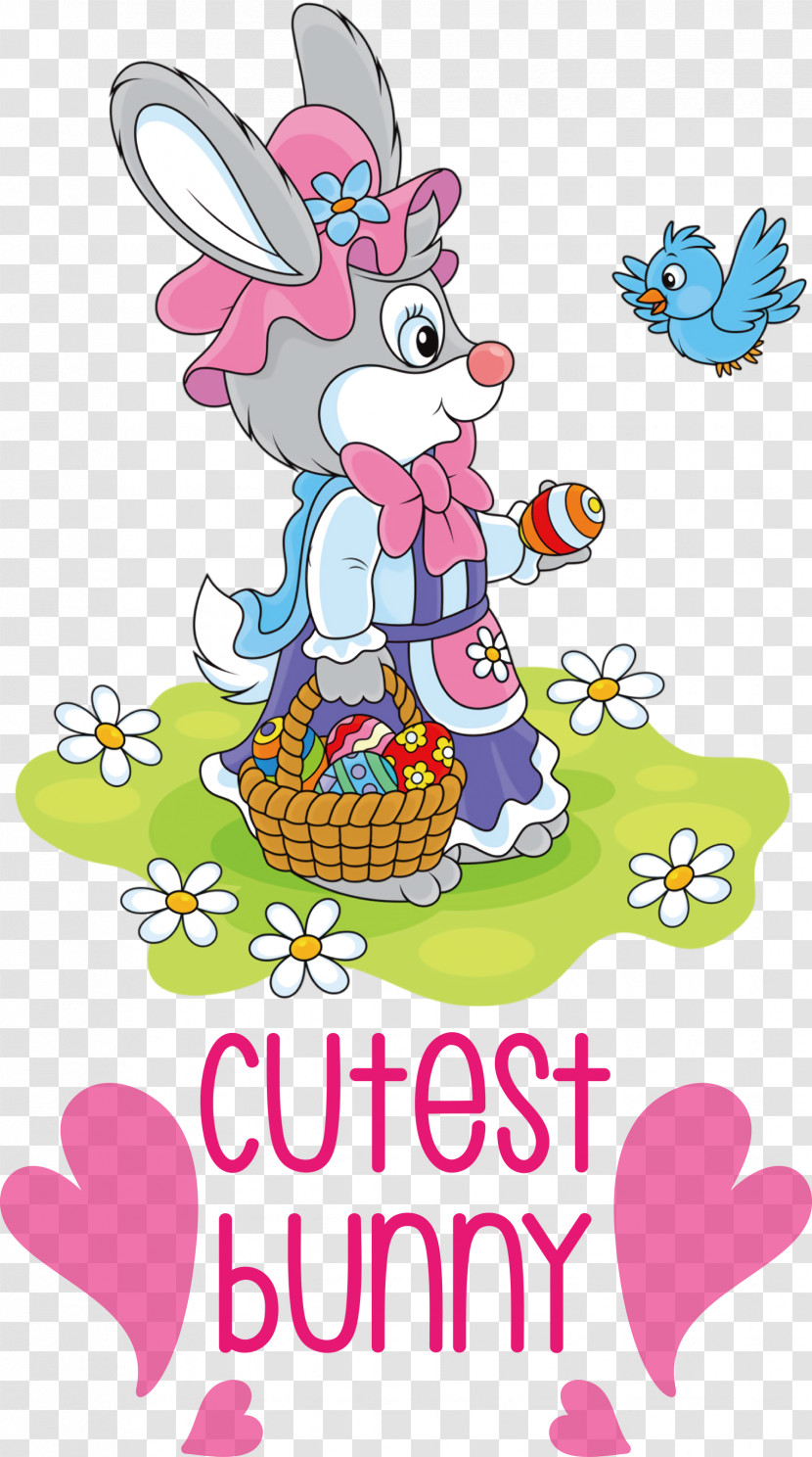 Cutest Bunny Bunny Easter Day Transparent PNG