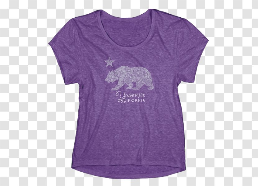 T-shirt Sleeve Lakeshirts Clothing - Purple Transparent PNG