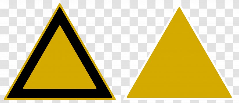 Triangle Warning Sign Royalty-free Clip Art - Traffic - Triangles Transparent PNG