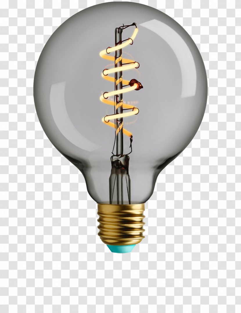 Incandescent Light Bulb LED Lamp Filament Edison Screw - Led - Glowing Chandelier Transparent PNG