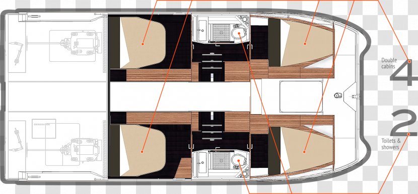 Fountaine-Pajot Motor Boats Yacht Catamaran - Area Transparent PNG