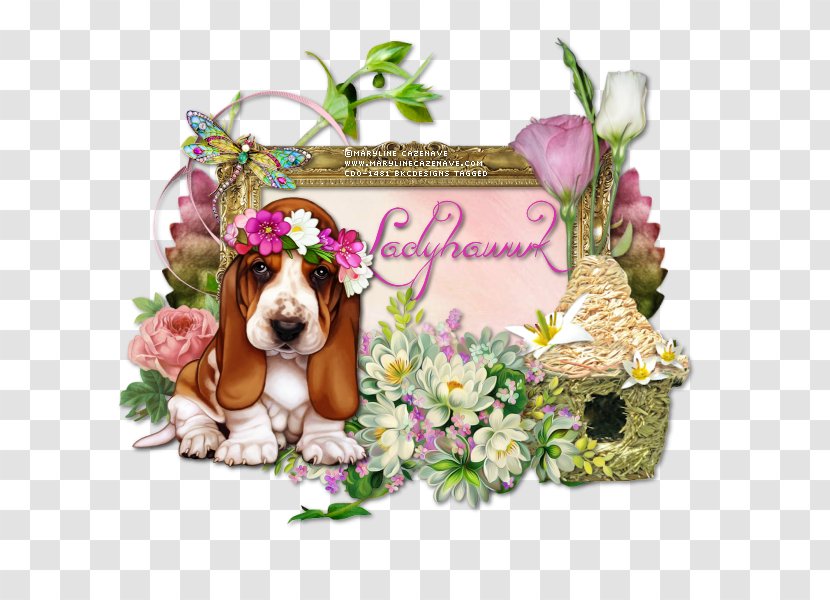 Puppy Floral Design Cut Flowers Dog Breed - A Gentle Bargain To Send Gifts Transparent PNG