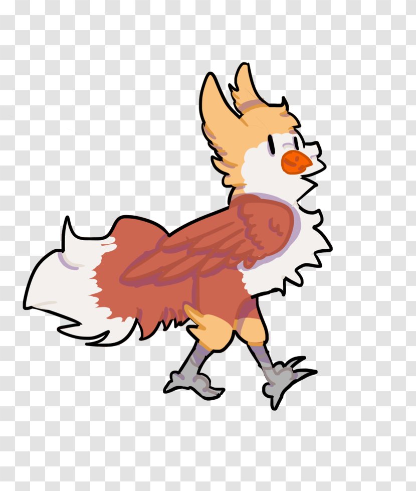 Red Fox Cartoon Beak Tail Clip Art - Carnivoran - Bird Sprite Transparent PNG