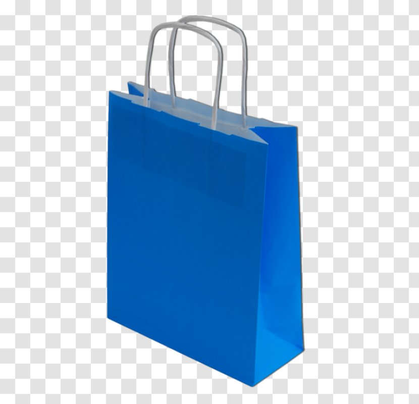 Shopping Bags & Trolleys Paper Packaging And Labeling - Electric Blue - Bag Transparent PNG