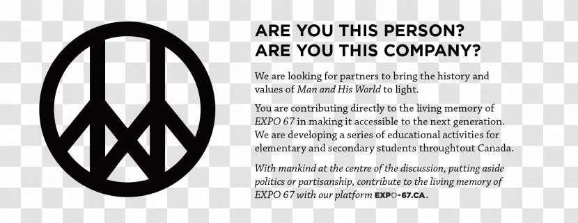 Expo 67 Logo World Of Man Foundation Inc Film Brand - Diagram - Alexander Calder Transparent PNG