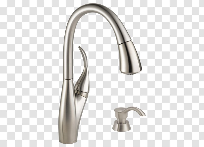Tap Kitchen Plumbing Fixtures Delta Faucet Company Bathroom - Handle Transparent PNG