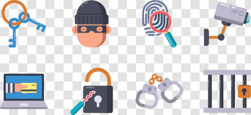 Crime Robbery Icon - Criminals Swipe Credit Card Transparent PNG
