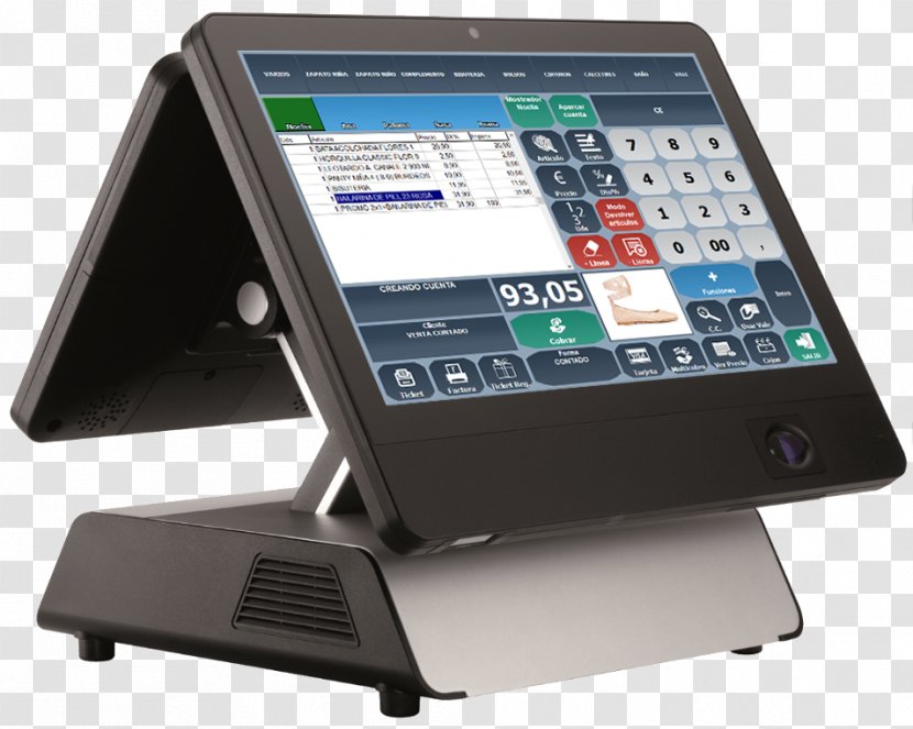 Point Of Sale Computer Software Hardware Sales - Monitor Accessory - Organiza Transparent PNG