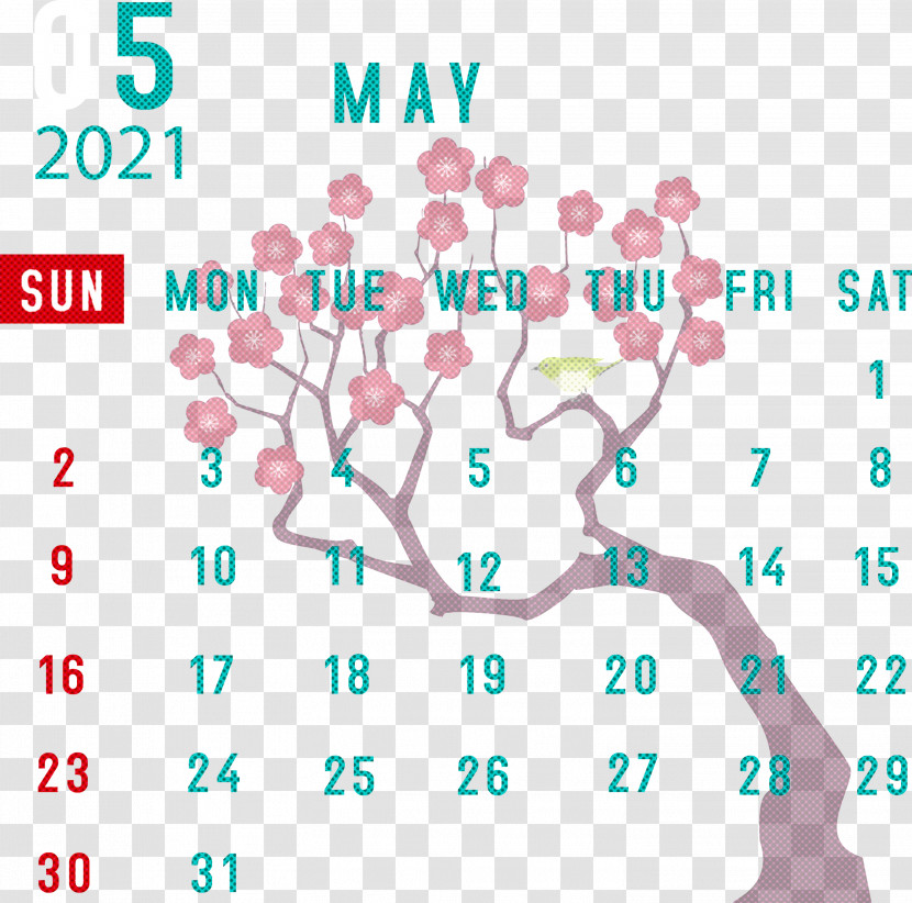 May 2021 Calendar May Calendar 2021 Calendar Transparent PNG