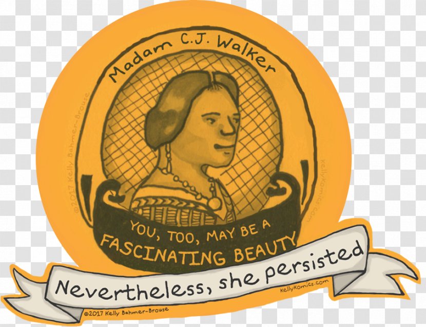 Comics Woman Nevertheless, She Persisted Hans Brinker; Or, The Silver Skates Apgar Score - Madam C J Walker Transparent PNG