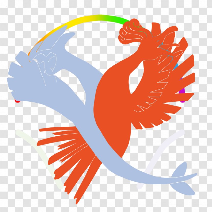 Work Of Art Bird - Pokemon Logo Transparent PNG