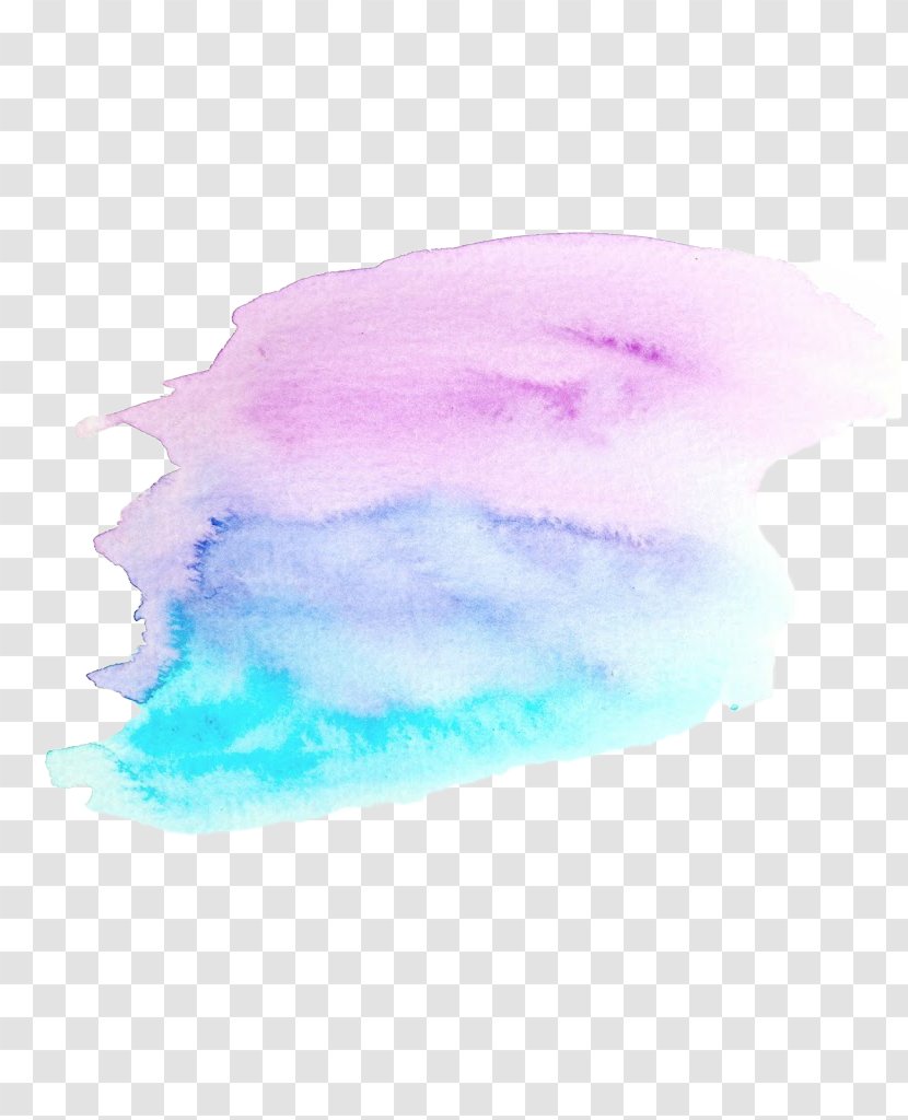 Watercolor Painting Download - Drawing Board - Purple And Blue Graffiti Transparent PNG