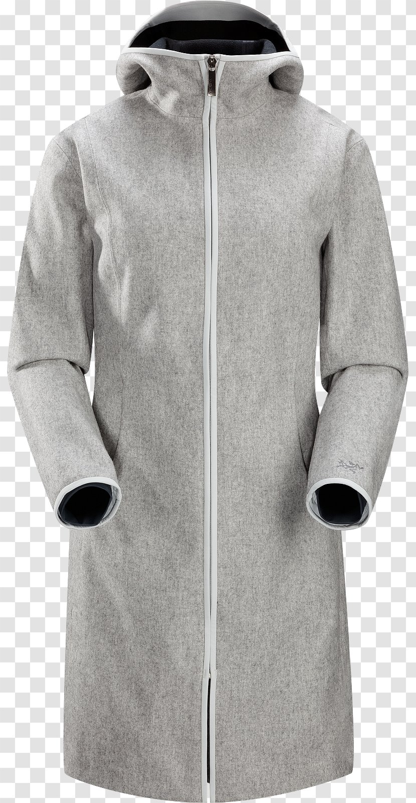 Overcoat Hoodie Clothing Arc'teryx - Flower - Long Coat Transparent PNG