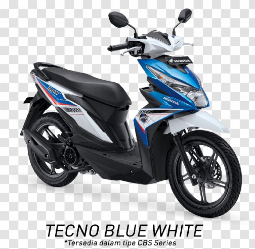 Honda Beat Blue Motorcycle White - Hardware Transparent PNG