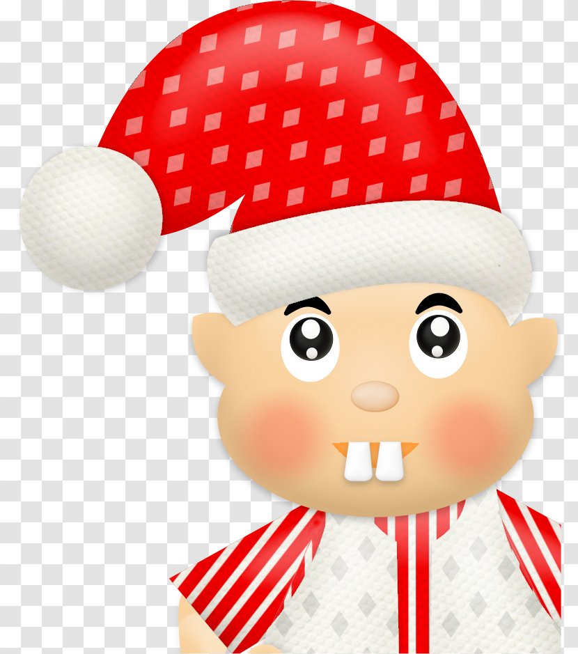 Santa Claus Christmas Ornament Hat Clip Art - Infant Transparent PNG