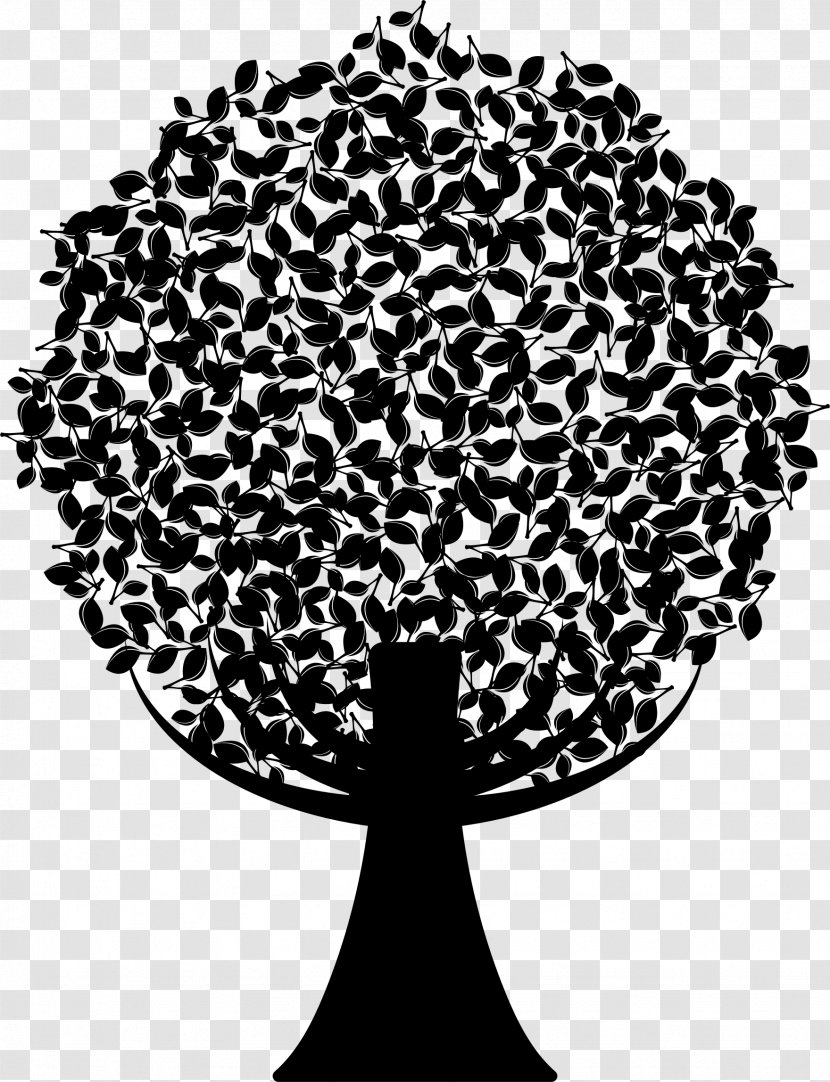 Tree Silhouette Vector Graphics Art Image - Public Domain - Abstraction Transparent PNG