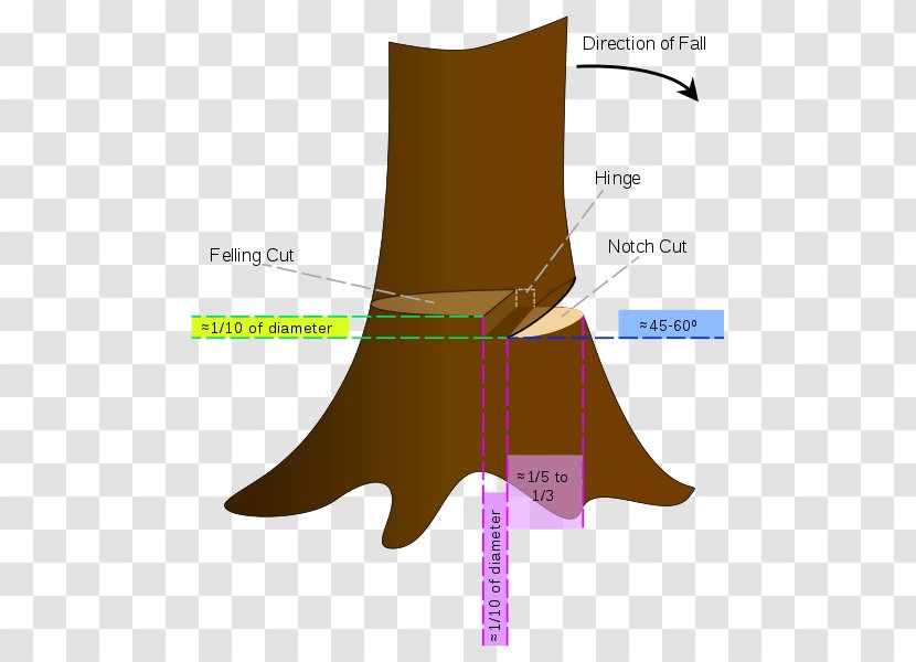 Chainsaw Tree Diagram Felling Cutting - Decision Transparent PNG
