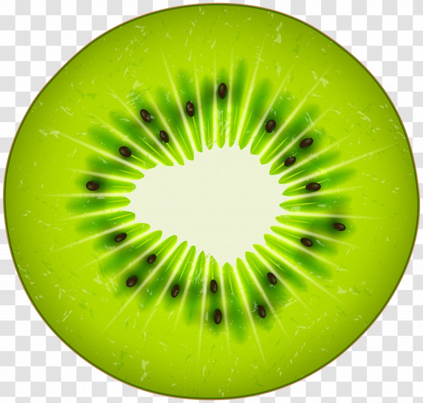 Kiwifruit Illustration Image Drawing - Orange Gradient Circle With Transparent Background Transparent PNG