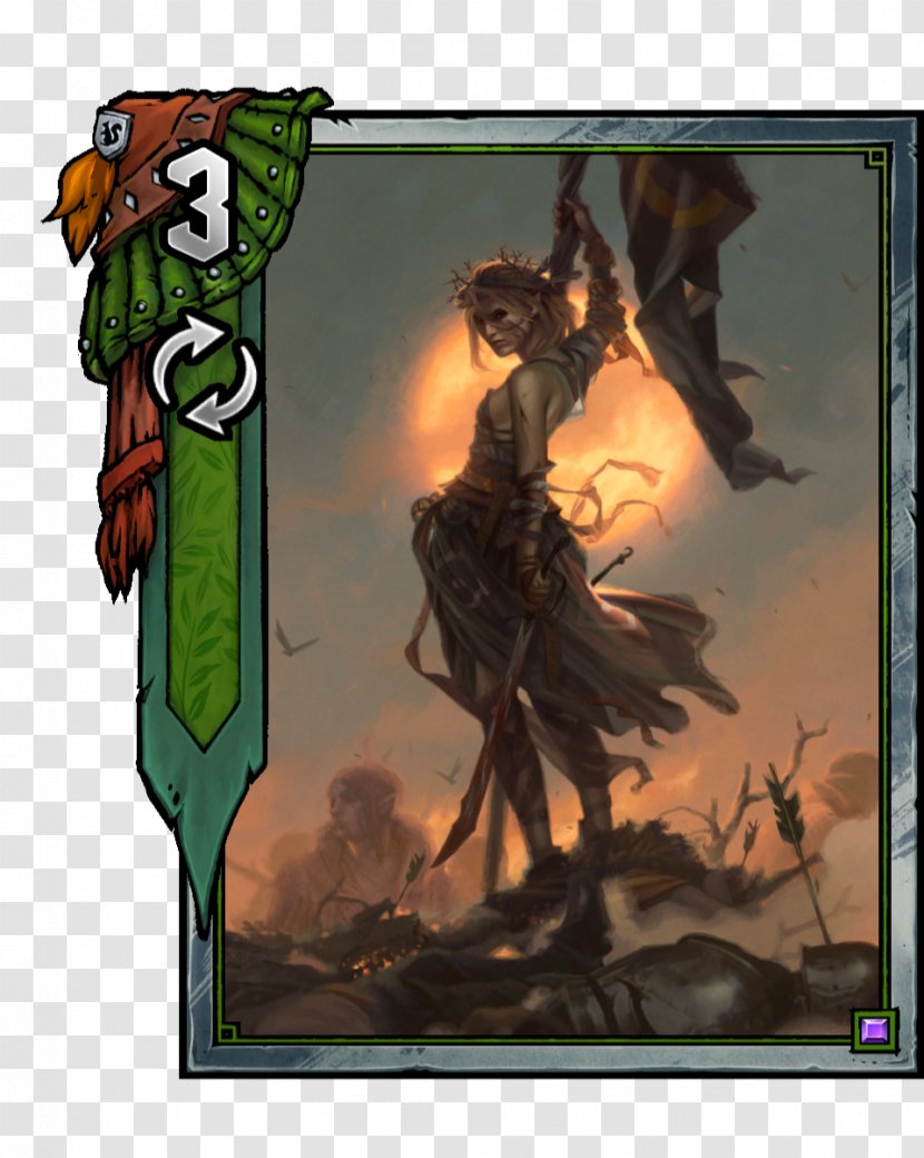 Gwent: The Witcher Card Game CD Projekt Playing - Fantastic Art - Mythical Creature Transparent PNG