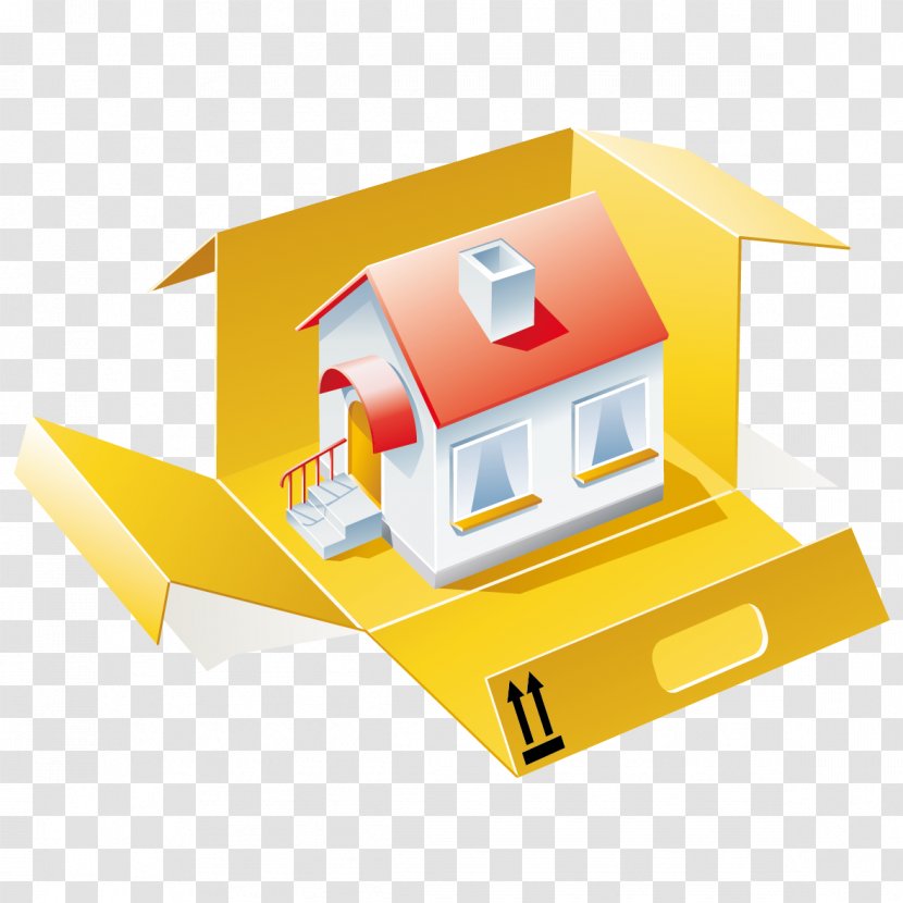 House Cartoon Building - Creative Transparent PNG