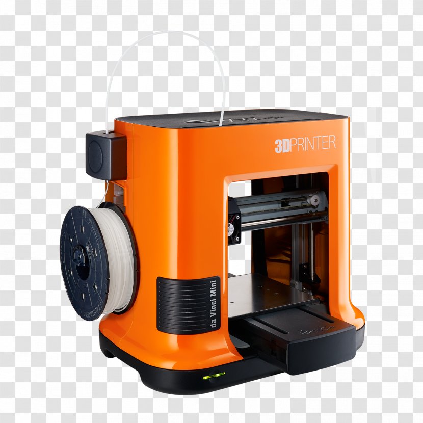 3D Printers Printing Computer - Orange - Printer Transparent PNG