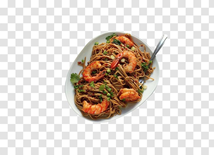 Lo Mein Chow Chinese Noodles Fried Singapore-style - Shrimp - Lobster Transparent PNG