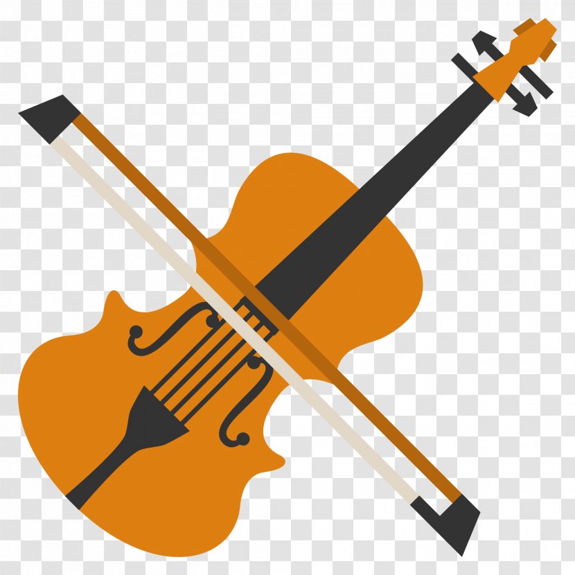 Violin Emoji Musical Instruments String Bow - Heart Transparent PNG