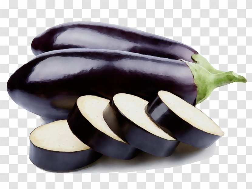 Eggplant Vegetable Purple Violet Food - Watercolor - Plant Transparent PNG