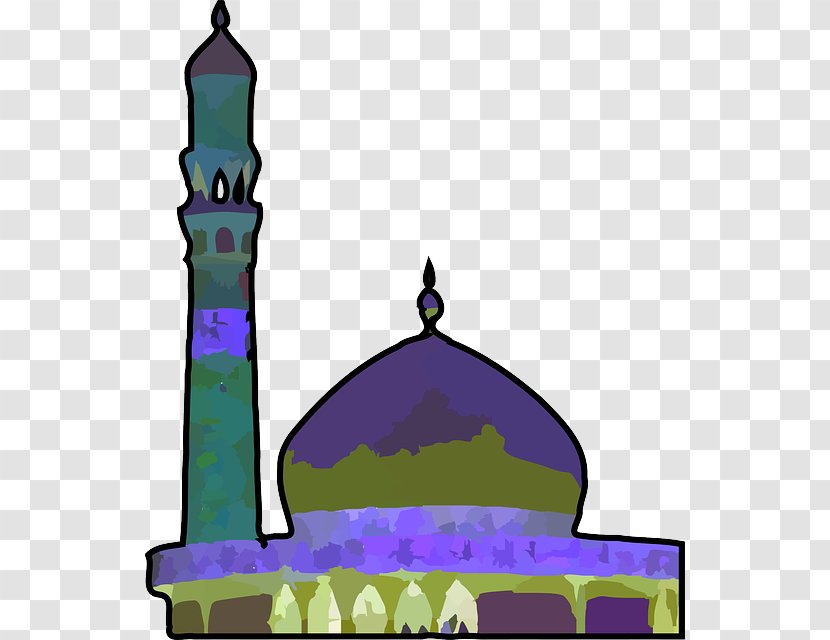 Cartoon Muslim Mosque Animation Clip Art - MOSQUE Transparent PNG