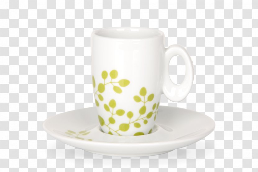 Coffee Cup Espresso Saucer Porcelain Mug - Drinkware Transparent PNG