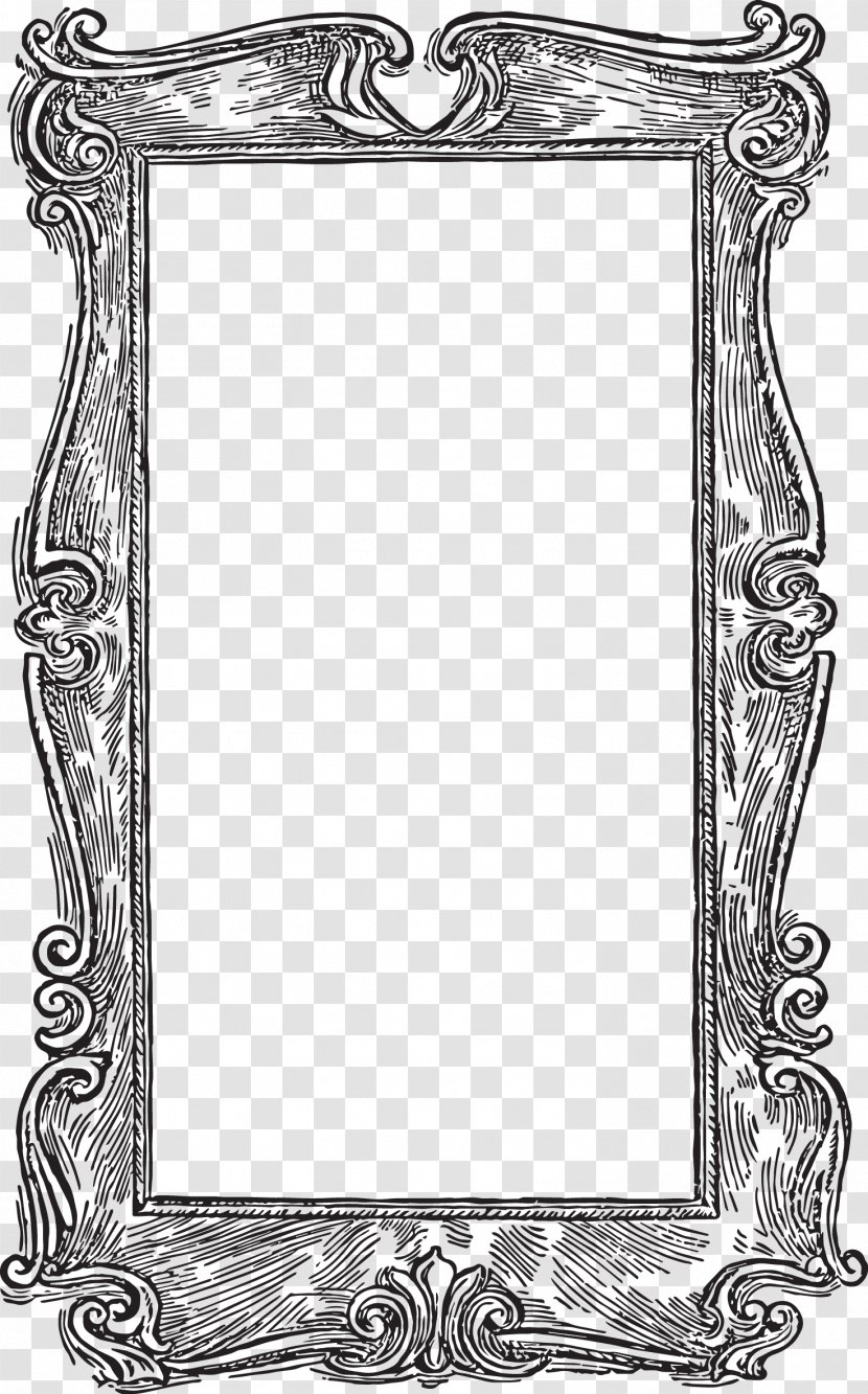 Picture Frame Clip Art - Free Content - Victorian Cliparts Transparent PNG