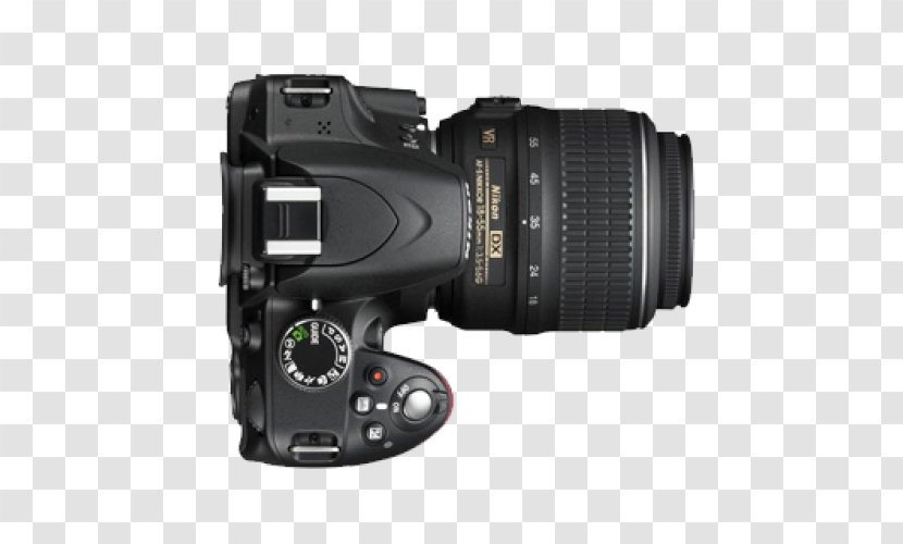 Digital SLR Nikon D3100 D5200 D3200 D5100 - Lens Transparent PNG