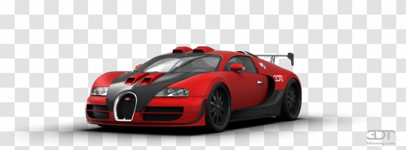 Bugatti Veyron Performance Car Automotive Design - Auto Racing Transparent PNG