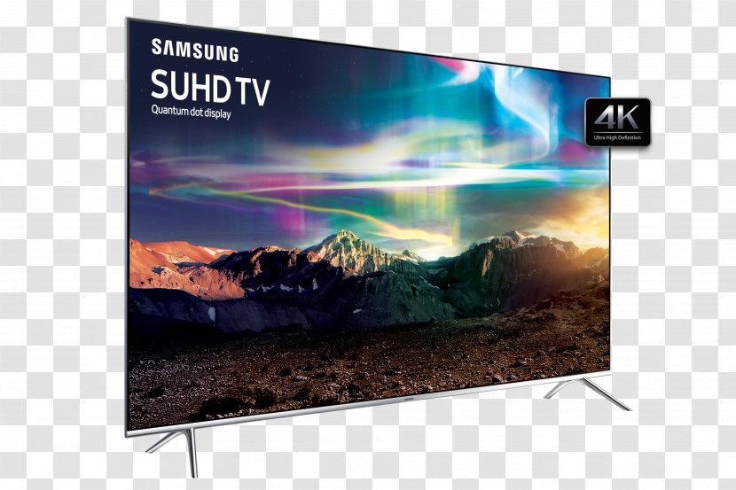 4K Resolution Smart TV Samsung LED-backlit LCD Ultra-high-definition Television - Advertising Transparent PNG