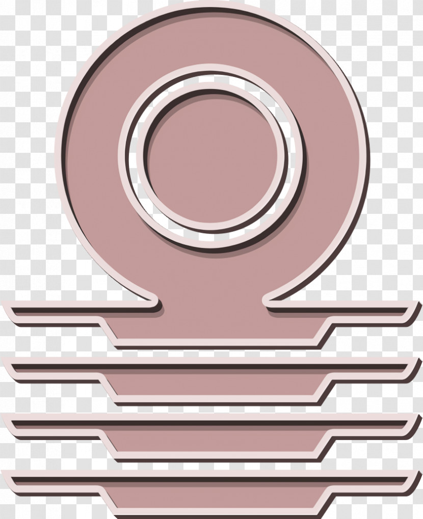 Plate Icon Kitchen Circular Ceramic Plates Stacked Icon Tools And Utensils Icon Transparent PNG