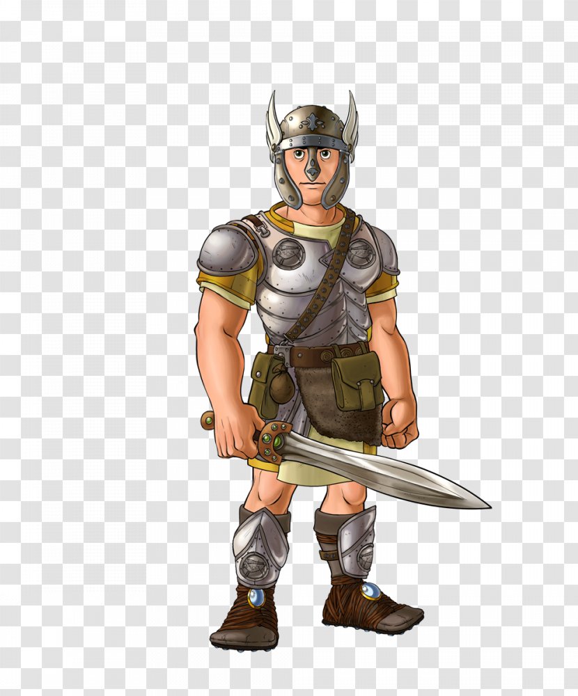 Travian Hero Character Armour Game - Warrior Transparent PNG