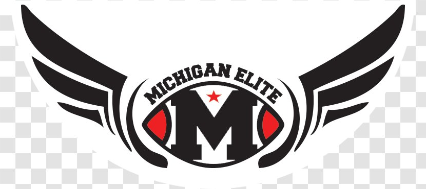 Emblem Logo Michigan Elite Football Club Team - School Tournament Transparent PNG