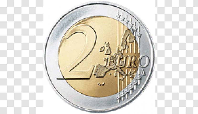 2 Euro Coin Coins Commemorative - Brand Transparent PNG