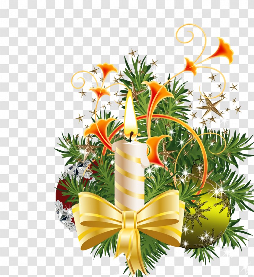 Christmas Ornaments Decoration - Flower - Fir Transparent PNG