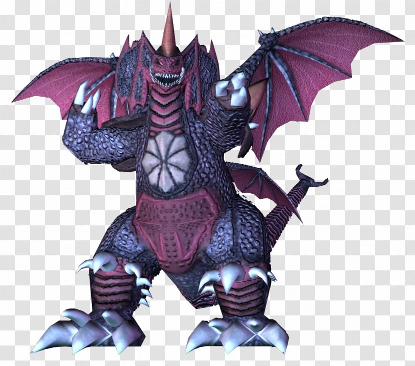 Godzilla: Destroy All Monsters Melee Save The Earth Destoroyah GameCube - Fictional Character - Godzilla Transparent PNG