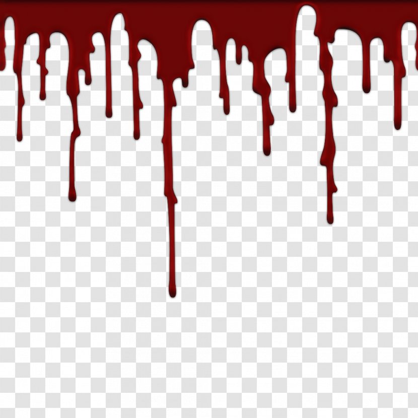 Blood Clip Art - Frame - Drips Cliparts Transparent PNG