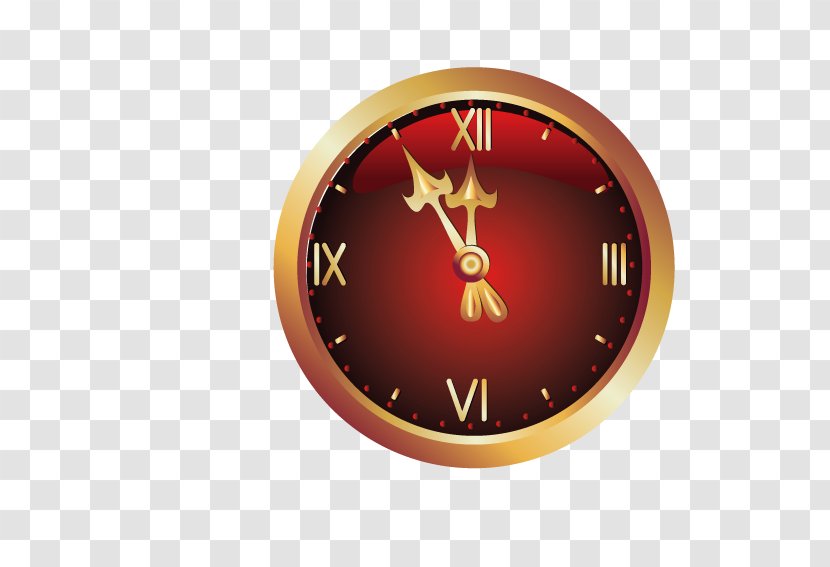 Alarm Clock New Year Clip Art - Scalable Vector Graphics - The Yellow Pointer Pocket Watch Transparent PNG