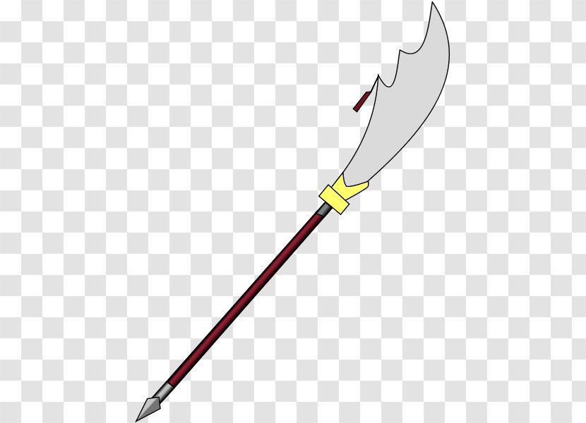 Guandao Ōdachi Pole Weapon - Ski Transparent PNG