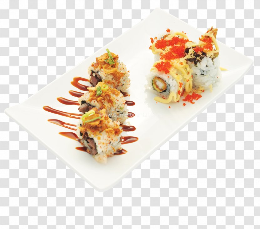 California Roll Sushi Sashimi Yakitori Onigiri - Garnish Transparent PNG